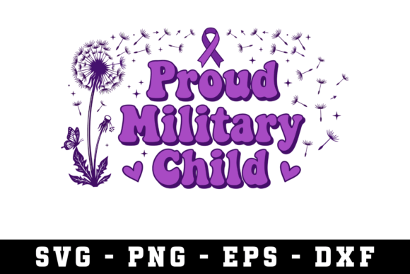 Celebrating Family Service with the Proud Military Child SVG Cut File