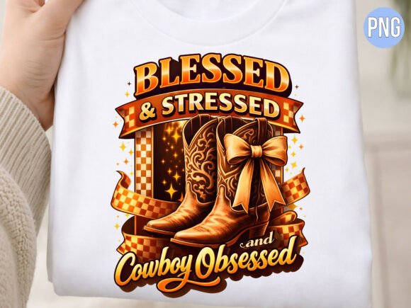 Elevate Your Creative Projects with Western Boots Blessed Cowboy Obsessed Designs