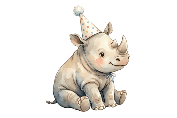 Evaluating Cute Rhino PNG Safari Party Designs for DIY Projects