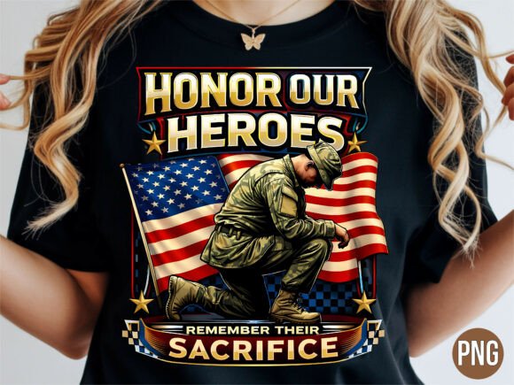 Honor Our Heroes Kneeling Soldier PNG: A Versatile Tribute for Creative Projects
