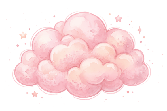 Pink Cloud PNG: Elevate Your Fairy Garden Designs